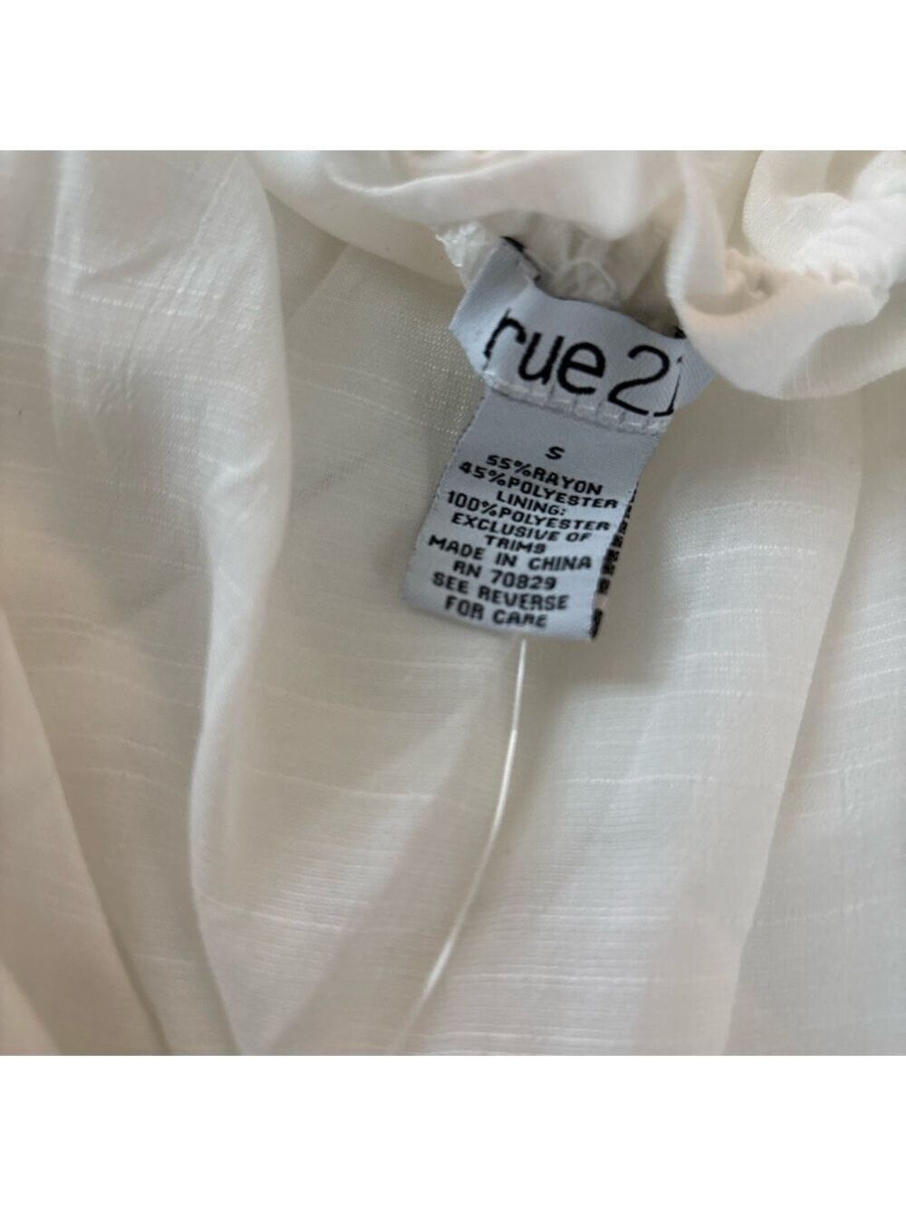 NWT-Rue21 Women's Off Shoulder Blouse - Picture 10 of 11